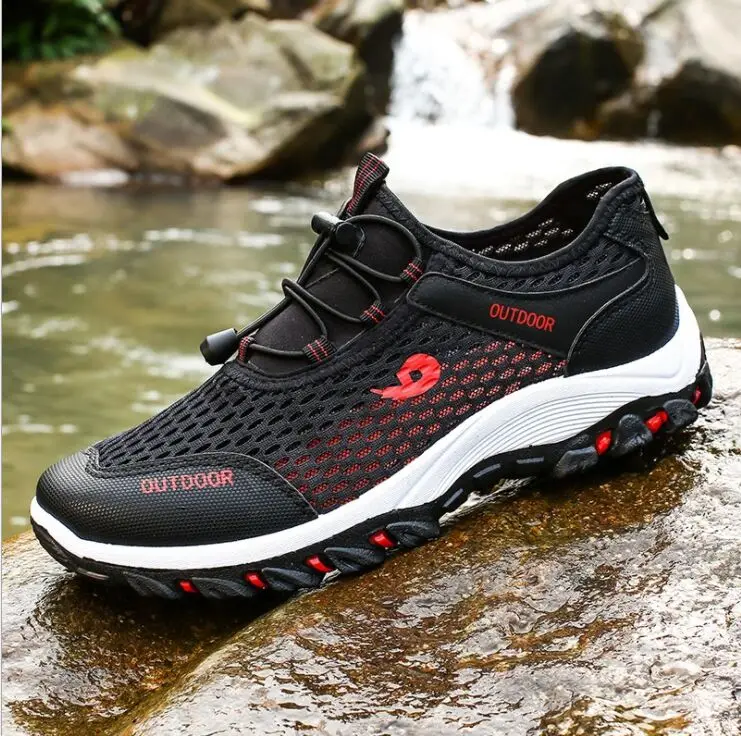 Мужская Уличная обувь для походов 2020 летние дышащие водонепроницаемые мягкие