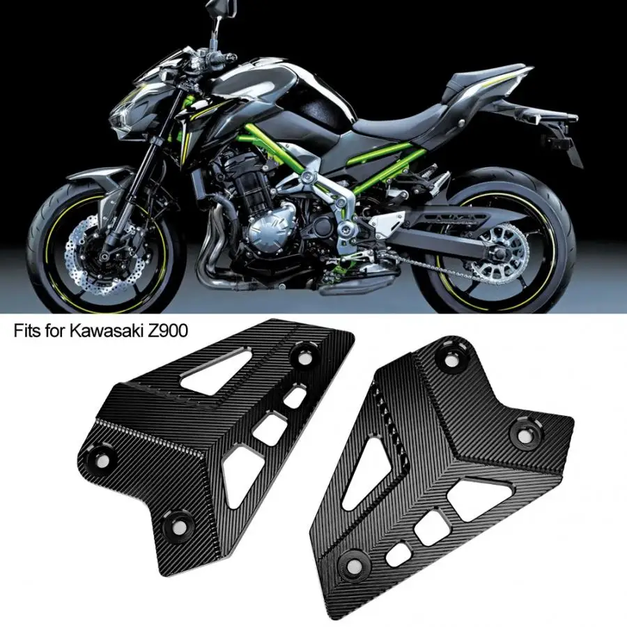 motocross Motorcycle Footrest Foot Peg Heel Plate Protector Guard Cover Fits for Kawasaki Z900 motorcycle parts | Автомобили и