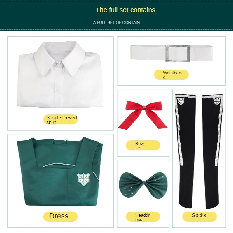 

Anime Bullets on Broken Cos Clothing Cos Clothing Cospaly Costume Halloween Performance Clothing