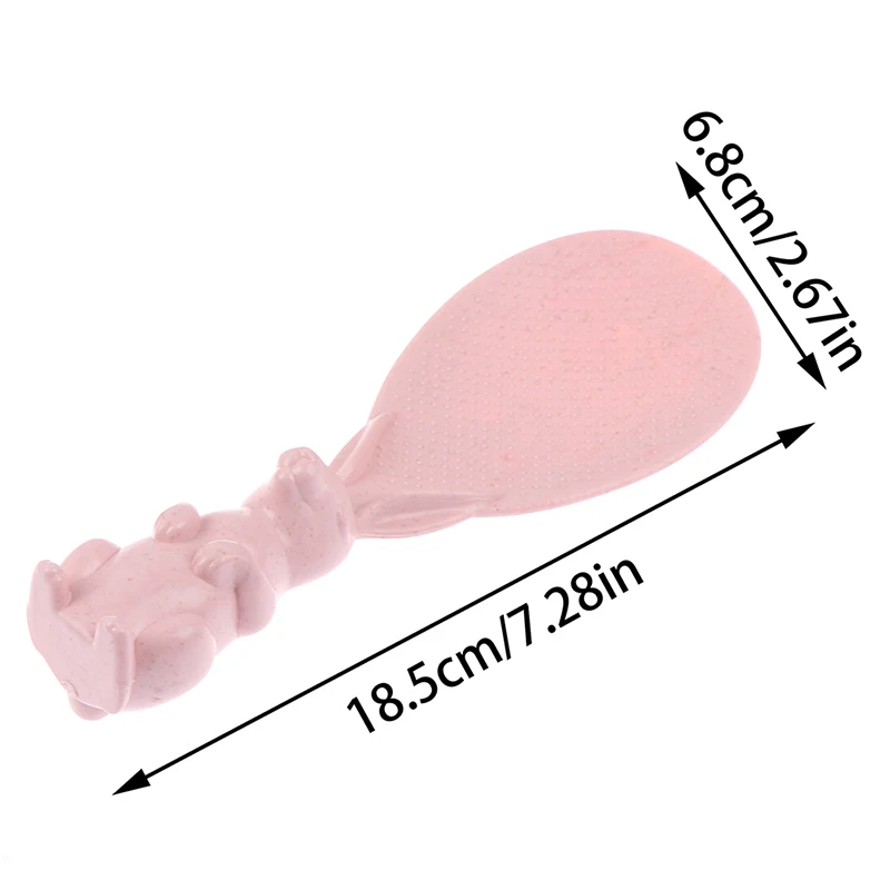 

Wheat Straw Rabbit Spoon Can Stand Up Rabbit Rice Shovel Rice Cooker Rice Spoon Creative Non-stick Rice Cartoon Rice Spoon