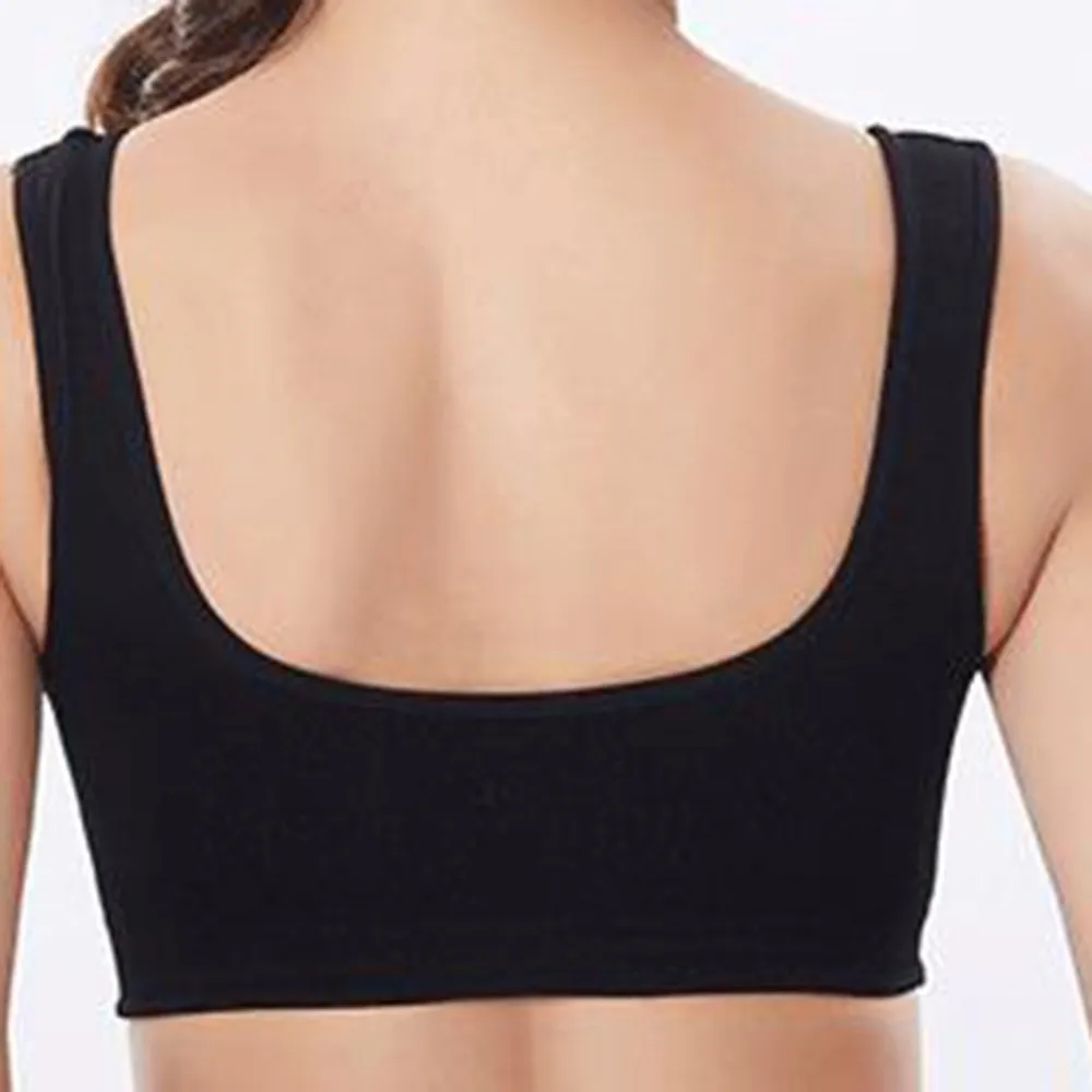 

Women's High Waist Sport Bra Support Bounce Control Plus Size Workout Running Vest Shockproof Seamless Bandeau Lingerie For Yoga