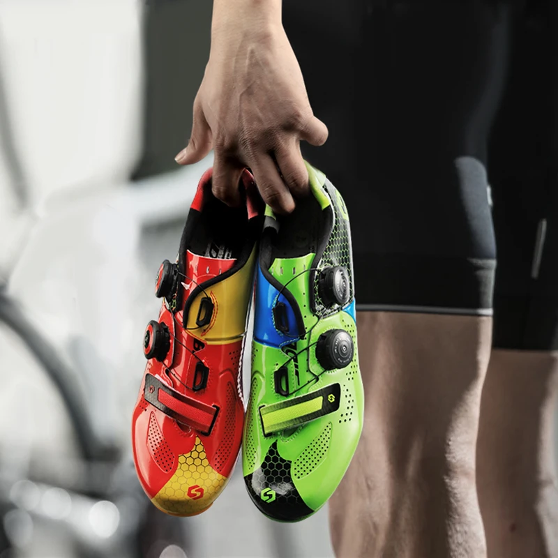 Новинка велосипедные ботинки из углеродного волокна для женщин и мужчин