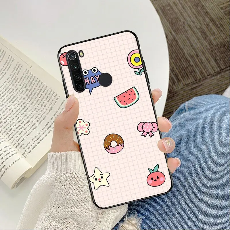 Checkered animal plant art TPU Soft Silicone Phone Case Cover For Redmi 5 6 5plus 6Pro 6A S2 4X Redmi 7 7A Cover case Cover