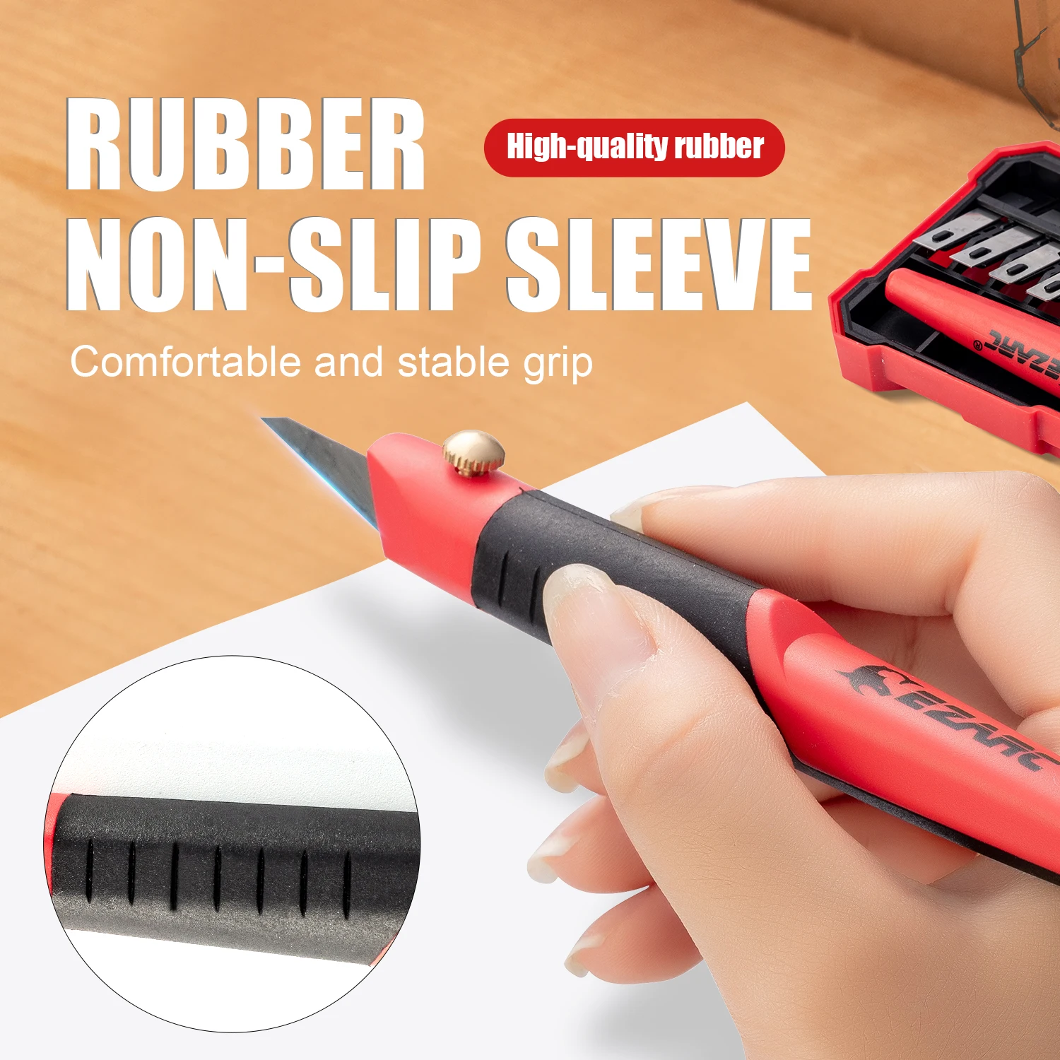 Набор ножей EZARC прецизионных для ремесла и хобби сменные лезвия SK5 резьбы