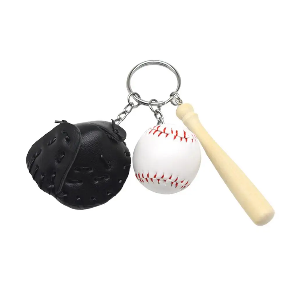 

Комплект мини-брелоков для ключей, подвеска в виде перчаток бейсбольной биты, брелок для ключей, брелок для ключей с кулоном в виде рюкзака, ...