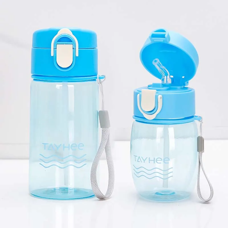 Children's Water Cup Leak-proof Straw Bottle Summer Student kettle Cute Portable Plastic Sport Bottles for Kids | Дом и сад