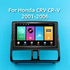 Автомагнитола 2 Din Android для Honda CRV CR-V 2001-2006, автомобильное радио, мультимедийный плеер, навигация, Wi-Fi, FM, BT, GPS, Авторадио, головное устройство