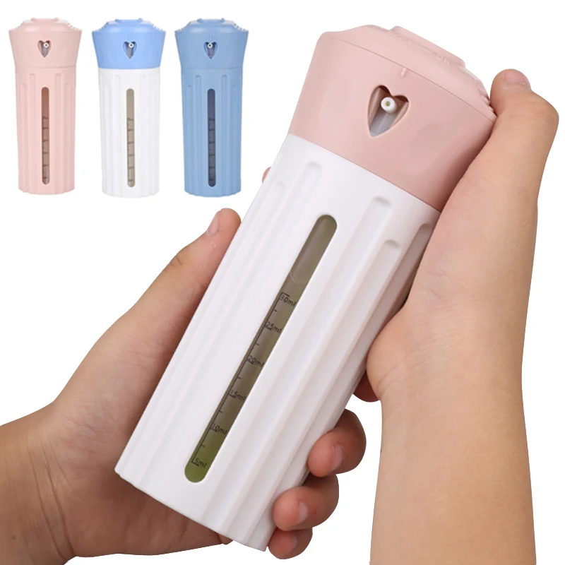 

Travel Dispenser 4-In-1 Travel Bottles Leak Proof Toiletries Sub-bottle Refillable Shower Gel Soap Empty Container Kit