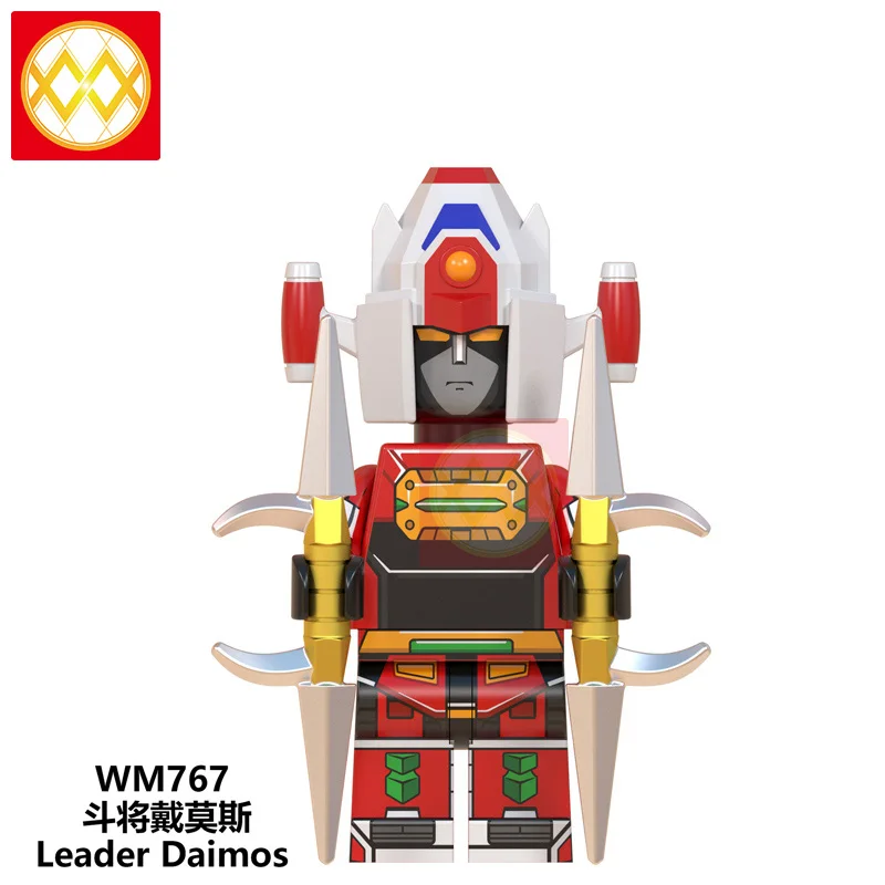 Коричневый Voltes V Daimos Mechander Robo Com Battler V аниме строительные блоки мазингер Z Voltron Beast King Predator игрушки для детей Подарки - Цвет: Коричневый