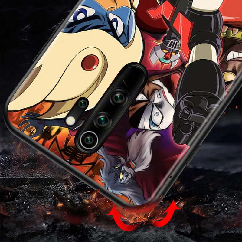 

Hot Anime Z Great Mazinger For Xiaomi Redmi K40 K30T K30S K30i K30 K20 10X 9T 9i Pro 5G Black Phone Case