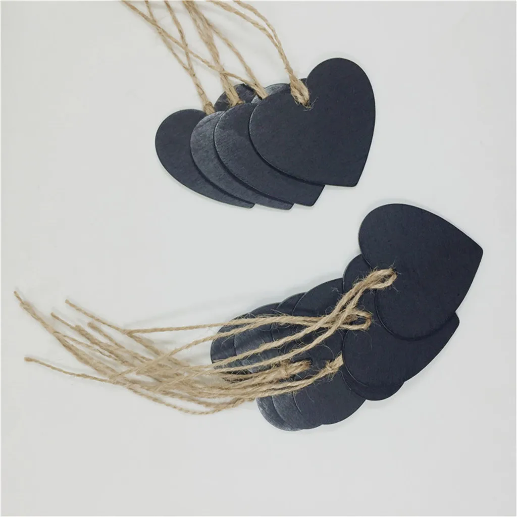 10 шт. Мини Доска декоративные знаки с подвесной веревкой 2 6x2 36 дюйма натуральная