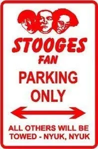 

Interesting Parking Lot Spoof Decorative Metal Tin Sign Family Living Room Bedroom Wall Metal Decorative Panel 8x12 Inches