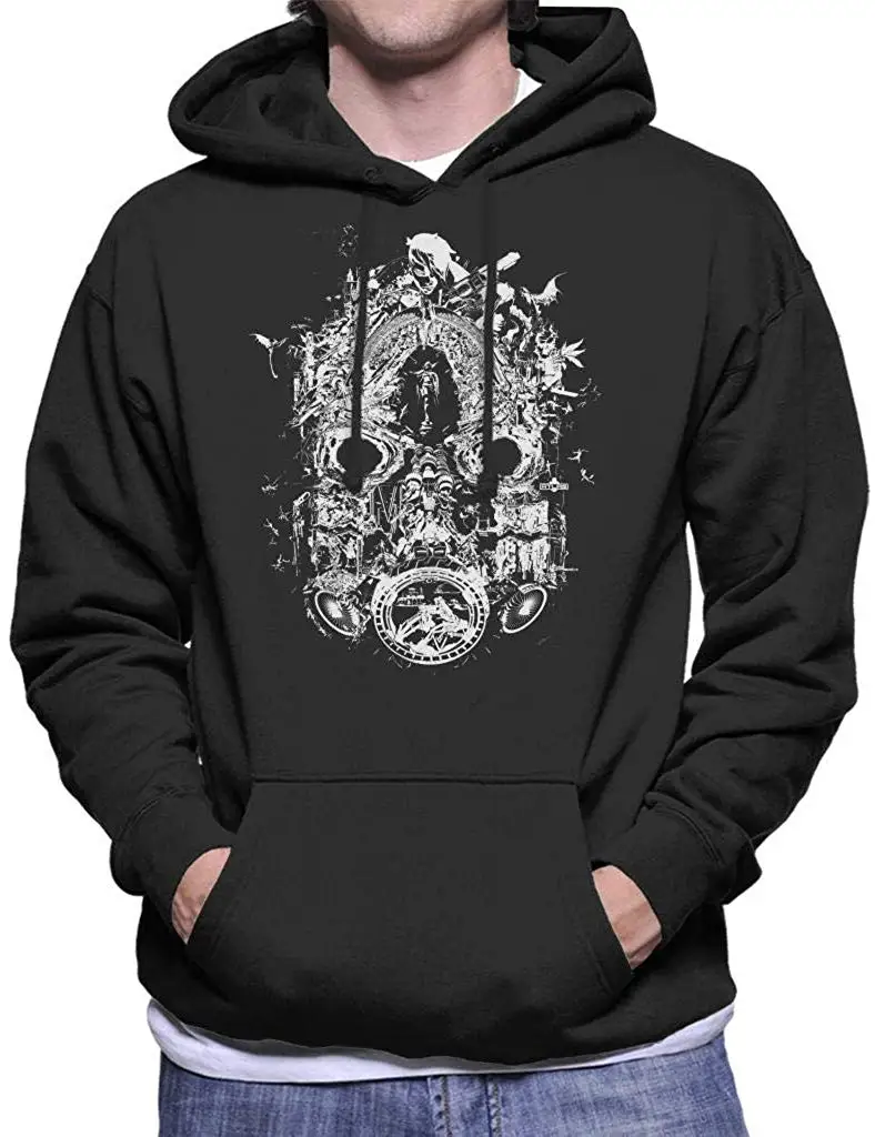 Мужская толстовка с капюшоном и белым принтом borderland 3 Mask of Mayhem унисекс мужская |