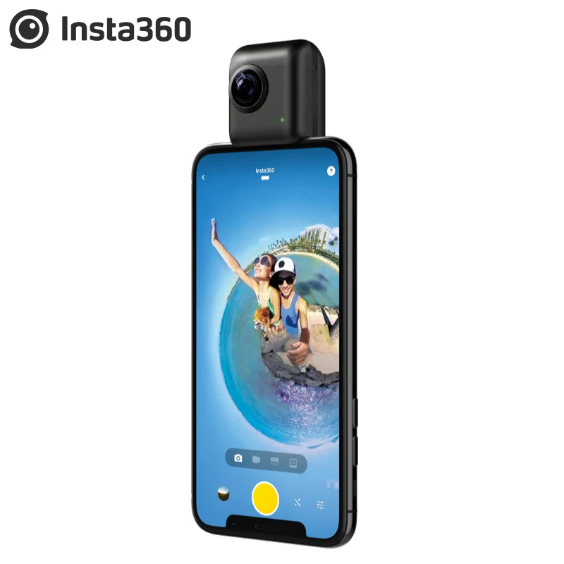 Insta360 One X/Insta360 Nano S 4K 360 VR видео панорамная камера 20MP фото для iphone X XS XR для iphone 7 8 6 серии