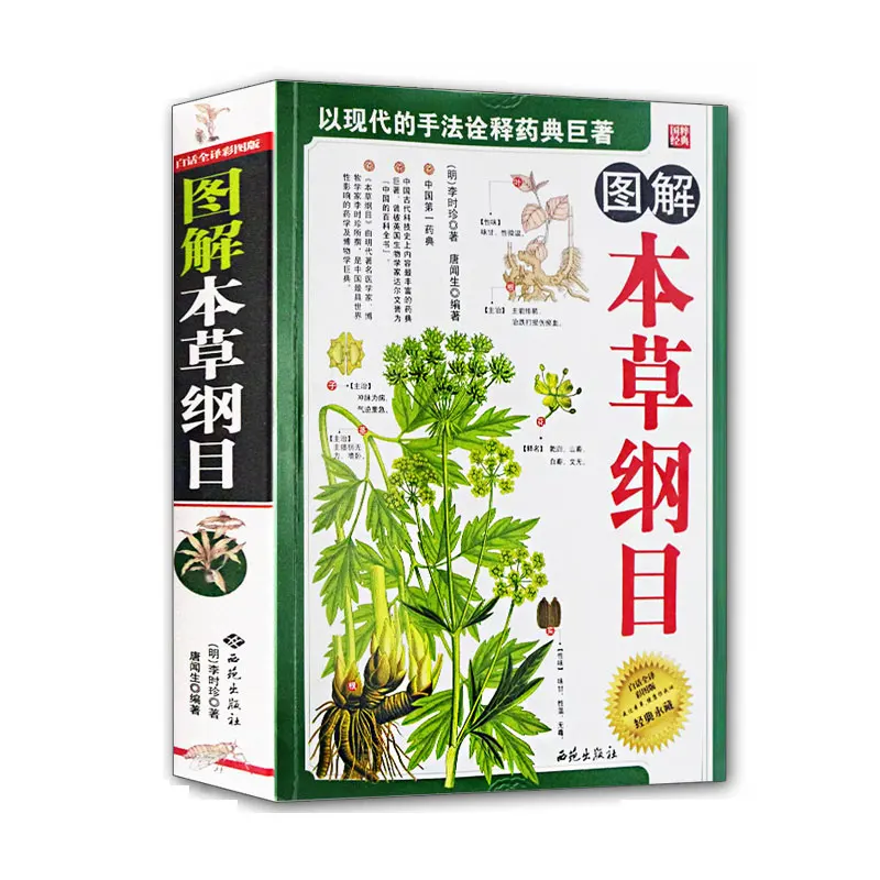 

Compendium of Materia Medica Ben Cao Gang Mu Color Chart Illustrated Chinese Medicine Books Herbal Medicine TCM Foundation 1pc
