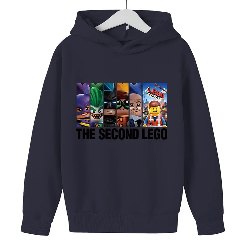 

2021 New Autumn Children's Clothing Cotton Sweatshirt Boys And Girls T-Shirt Lego Ninja Ninja Cartoon Children's Top Hoodie Long