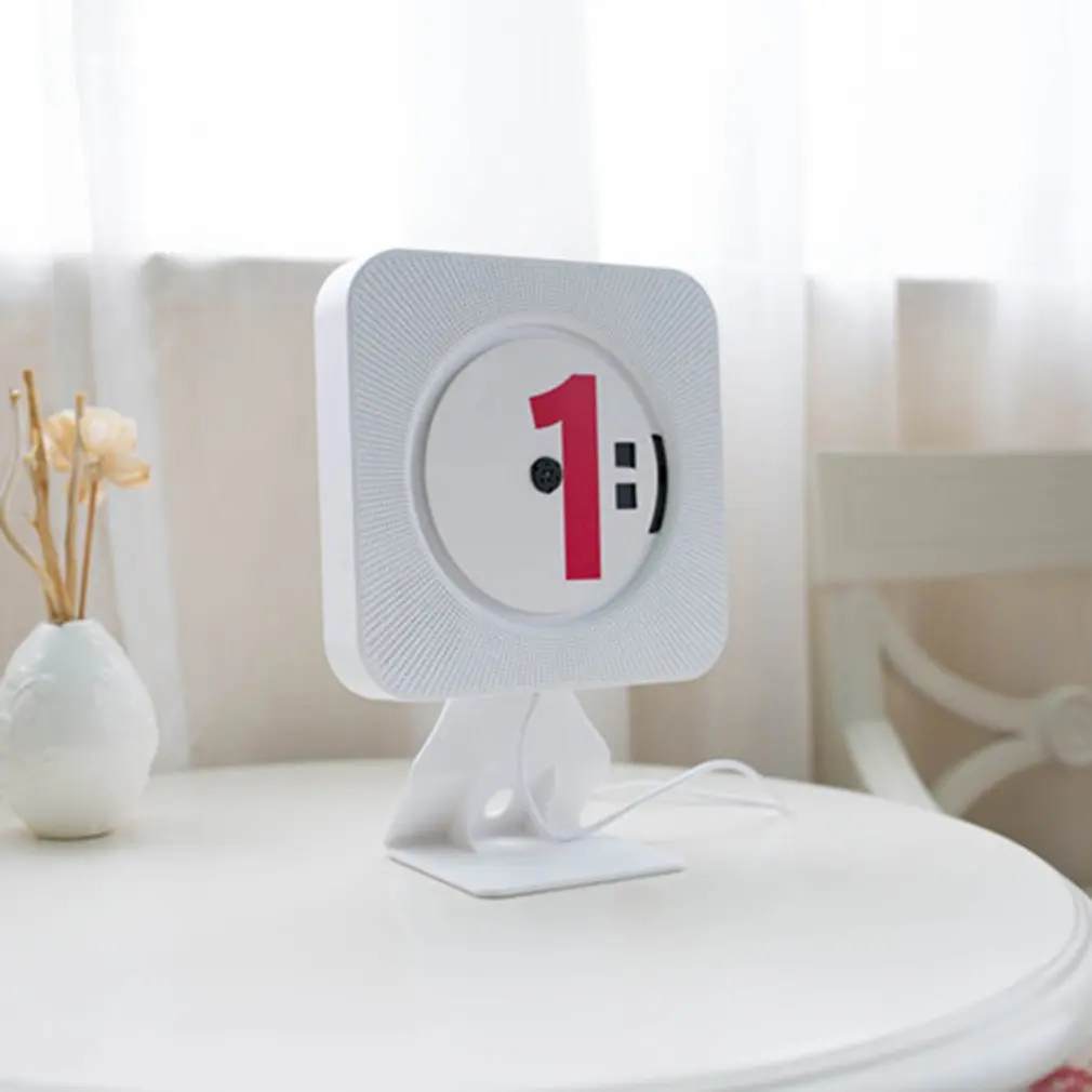 Портативный CD плеер BT настенный музыкальный домашний аудио магнитофон с пультом