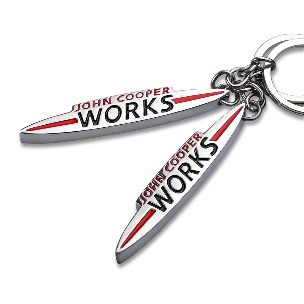 Автомобильный Стайлинг 3D брелок из металлического сплава для Bmw Mini JCW Cooper Clubman