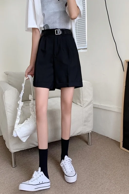 

Cost-Effective Sexy Shorts Women's New Summer High Waist Short Feminino Harajuku Plus Size Korean Fashion Street Style Office