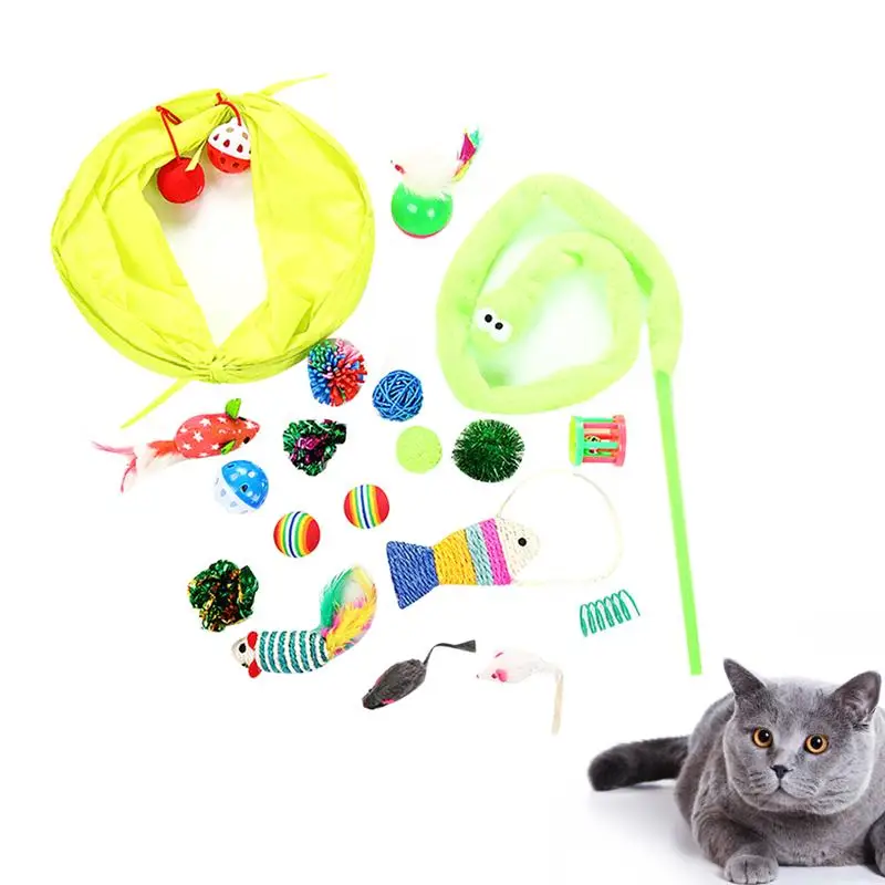 19 шт палочки кошачий Чейзер игрушки Interacive игрушка палочка красочная кошачья для
