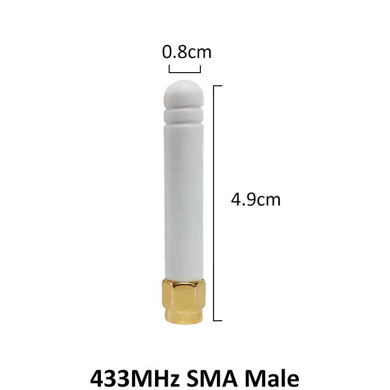 GRANDWISDOM 10p 433mhz antenna 2-3dbi sma male lora antene iot module lorawan antene ipex 1 SMA female pigtail Extension Cable