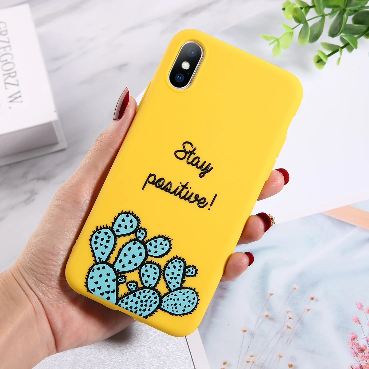 7704Y Lovebay милый авокадо чехол для телефона в форме кактуса для iPhone 11 Pro XR X XS Max 7 8 6 6s Plus 5 5S SE волн Корона силиконовая Мягкая задняя крышка - Цвет: 7704Y