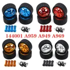 Запчасти для радиоуправляемых автомобилей WLtoys 124018 124019 144001 A959 A949 A969, обновленные металлические шины