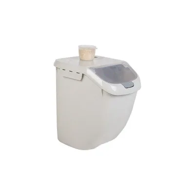 

Pet Pat And Dog Feeder Bucket Sealed Moisture-Proof Storage Large Capacity Crisper Food Container Dog Bucket And Measuring Cup