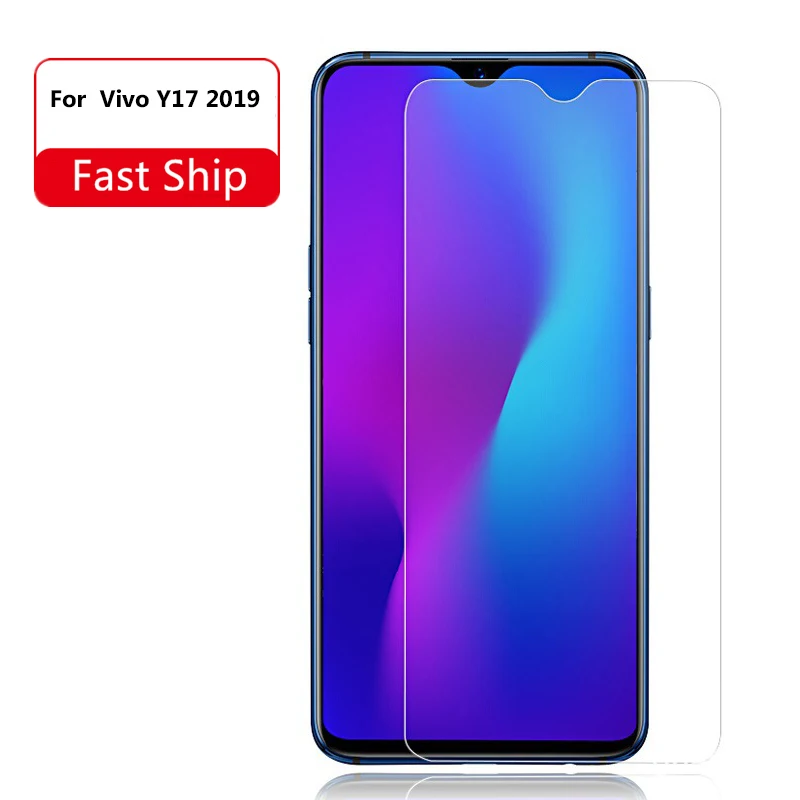 Закаленное стекло Vivo Y17 защита экрана Y 17 VivoY17 1902 закаленное 2019 защитная пленка для