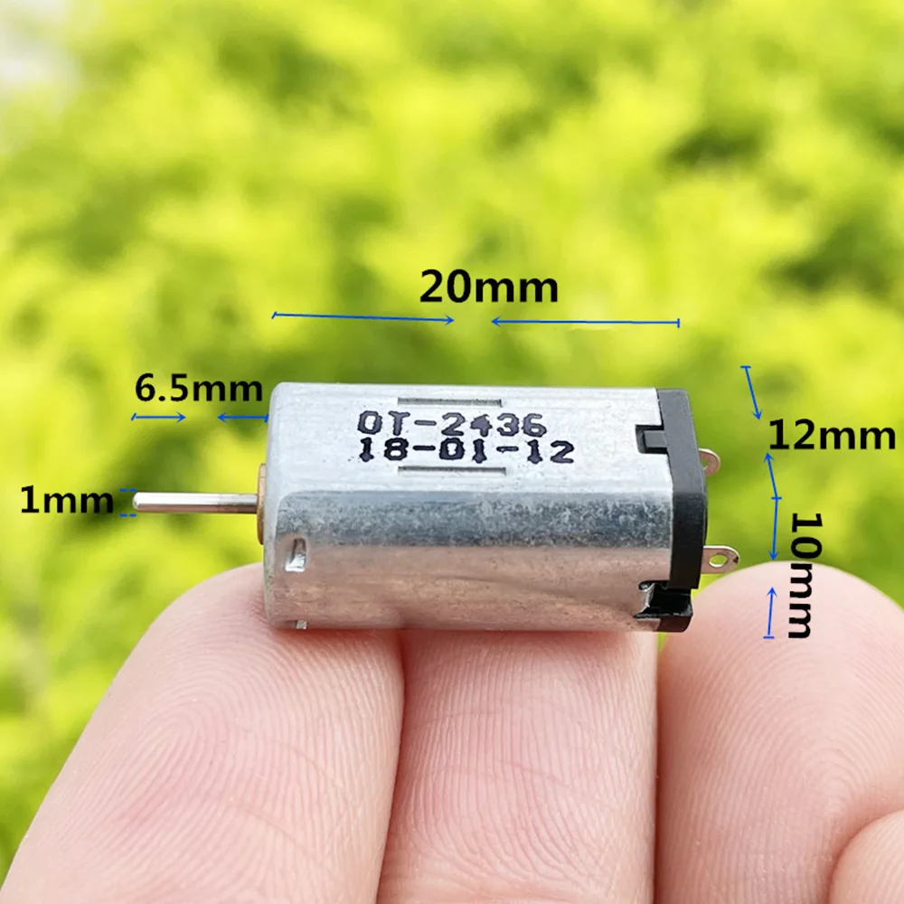 Мини 10*12 мм Двигатель постоянного тока 3 в 7 34200 об/мин высокоскоростной