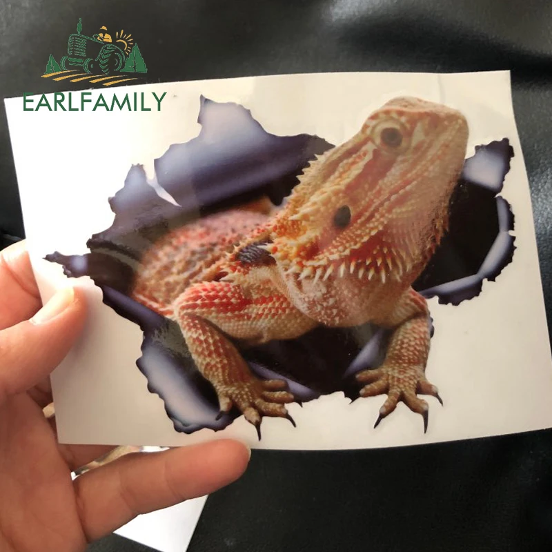 EARLFAMILY 13 см x 8 7 Автомобильная наклейка с изображением медвежьего дракона рваная