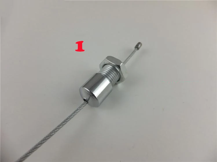 Металлический кабель 4 размера/стальной трос зажим для провода шнур подвесной