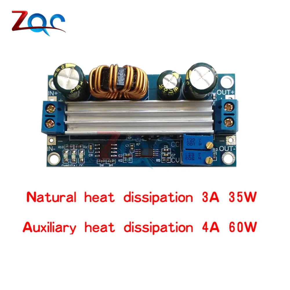 Регулируемый понижающий преобразователь напряжения CC CV 3 А 35 Вт 5 30 В постоянного
