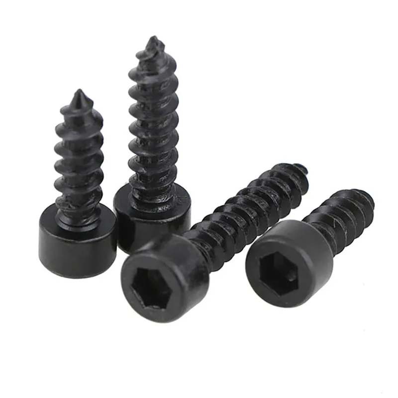 Самонарезающий винт с шестигранной головкой класс 8 черный внутренней для