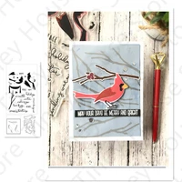 bird clear stamps and metal cutting dies stencils for decoration photo album card paper embossing crafts new arrival christmas