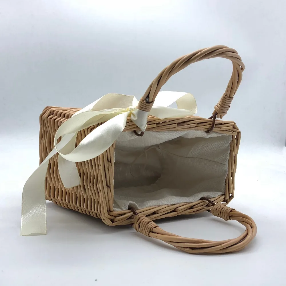Сумка из ротанга в японском стиле соломенная сумка для женщин летняя женская