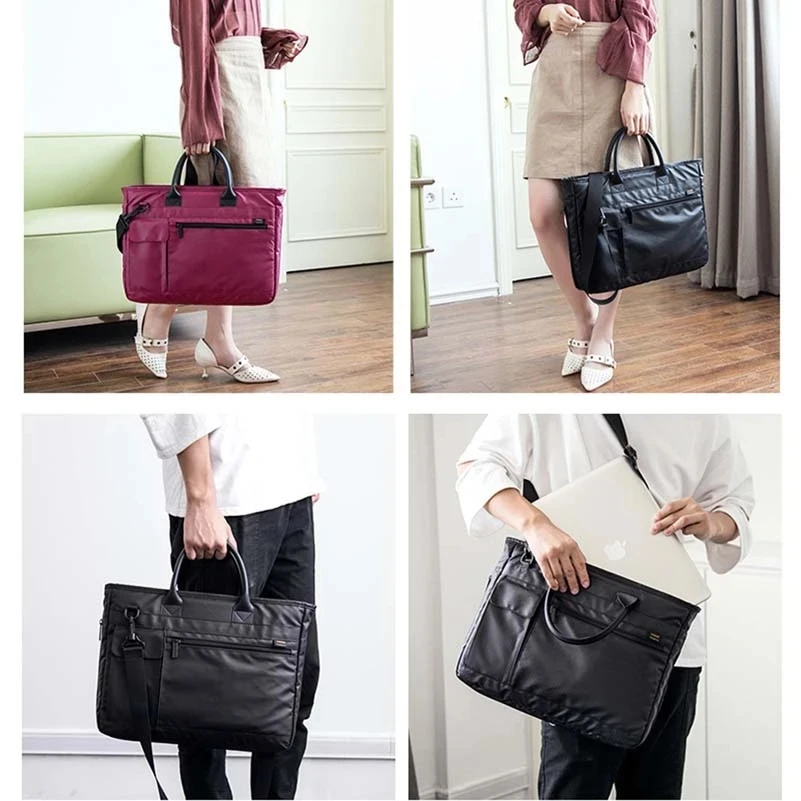 

Умный деловой мужской портфель на плечо, сумка для ноутбука, модная мужская сумка-мессенджер