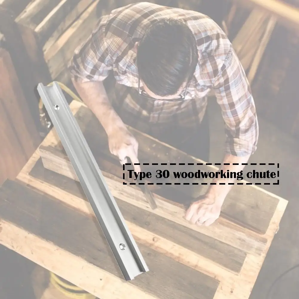 

T-track Stop Sliding Brackets T-slot Excellent Aluminum Alloy Profile Woodworking DIY Tools Specifications 300x30x12.8mm