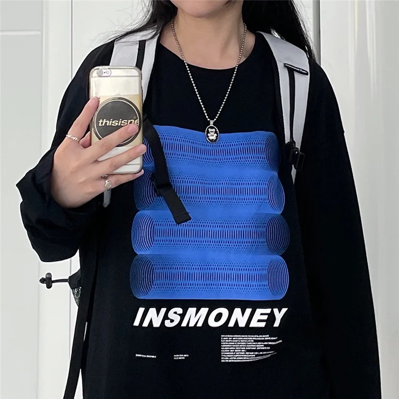 

Autumn Winter Korean High Street Printed Long Sleeve T-shirt Tshirt T Shirt Women Harajuku Vintage Tops Streetwear