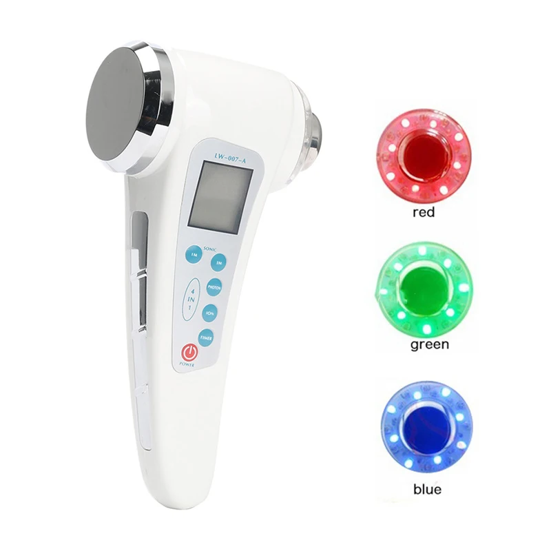 1Mhz&3Mhz Ultrasonic Body Slimming Fat Burner Machine 7 Color LED ION Galvanica Facial Lifting Massager Anti Wrinkle Skin Care