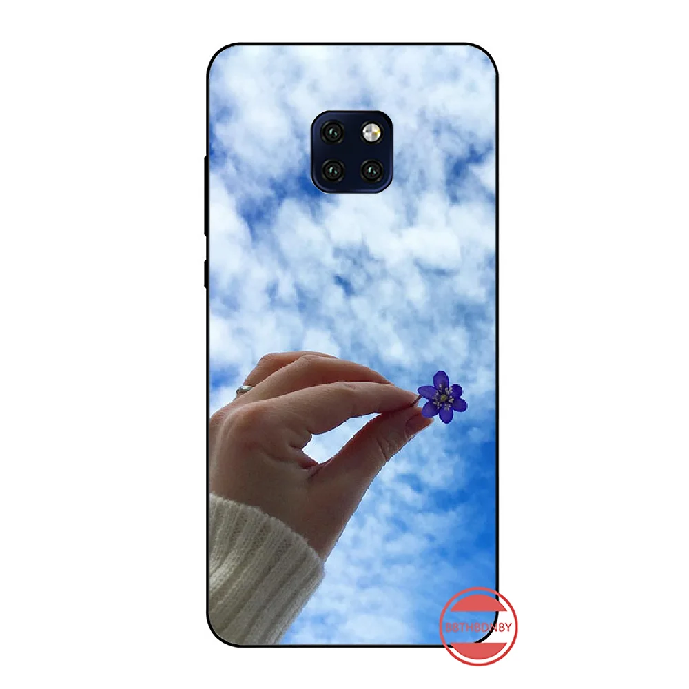 Art Finger Cover Black Soft Shell Phone Case For Huawei Mate 9 10 20 Pro lite 20x nova 3e P10 plus P20 Honor10 | Мобильные телефоны