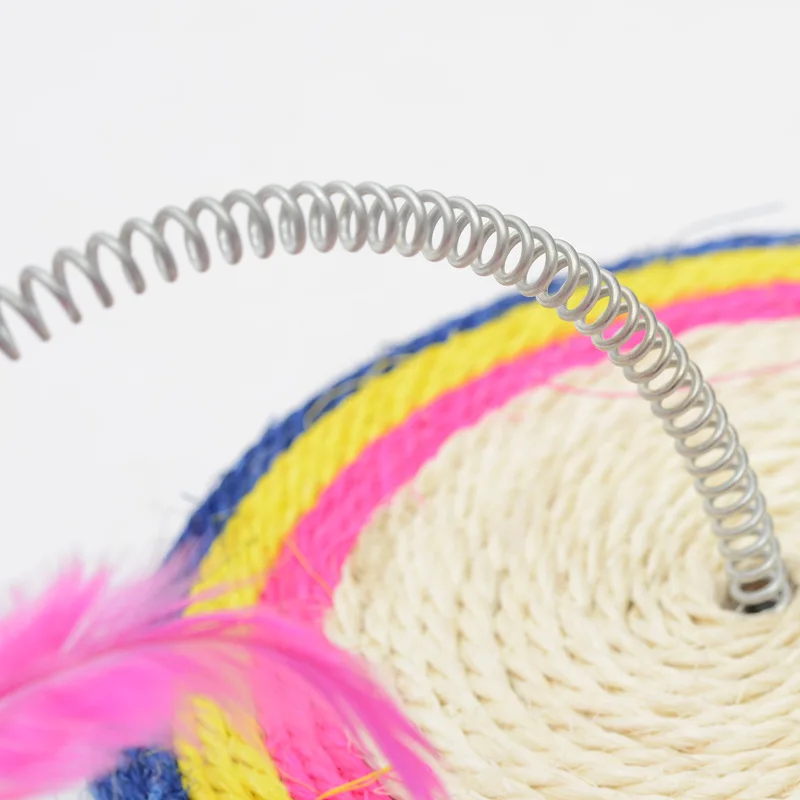 Пластиковые кошачьи игрушки перо забавные кошки мышки Форма 23 см игрушечная мышь