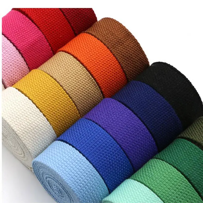 

5 Meters 25mm Canvas Ribbon Belt Bag Webbing Nylon Webbing Knapsack Strapping Sewing Bag Belt Accessories