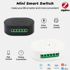 Умный выключатель Tuya Zigbee, двухсторонний переключатель с таймером, 10 А, 16 А, работает с приложением Alexa Google Home