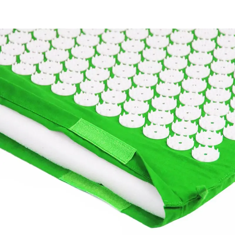 

Acupressure Cushion Yoga Mat Pillow Lotus Massager Set with Finger Rings for Full Body Legs Back Neck Trigger Point Therapy Drop