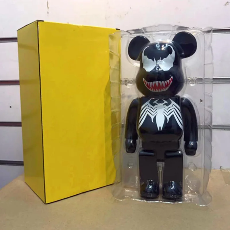 bear24 28 см Кукла Медведь виниловая модель игрушки кирпич 400% фигурка коллекция подарки уличное искусство статуи - Цвет: bear24