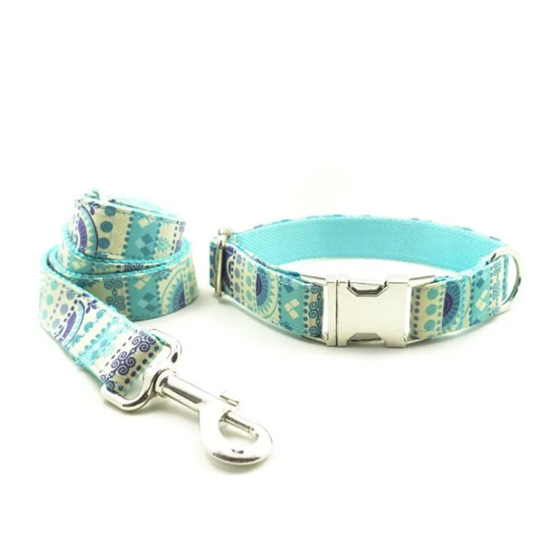 Рождественский дизайнерский ошейник для кошек синие бархатные регулируемые