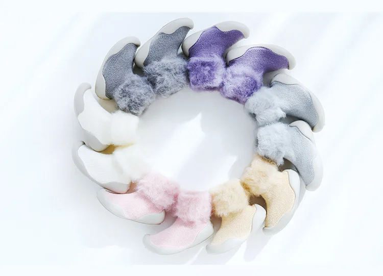 Новинка Осень зима плюс бархатные утолщенные детские носки для пола