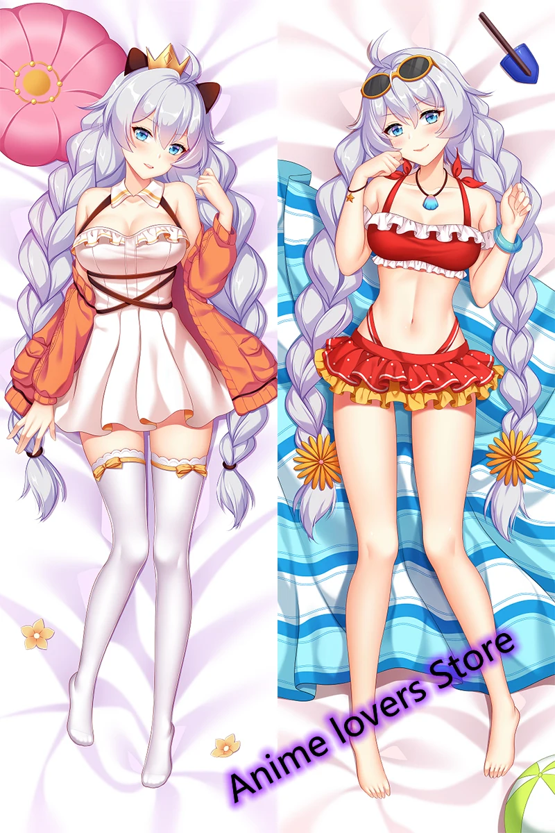 Подушка для тела Dakimakura Anime Honkai Impact 3 Kiana Kaslana с двусторонним принтом в натуральную