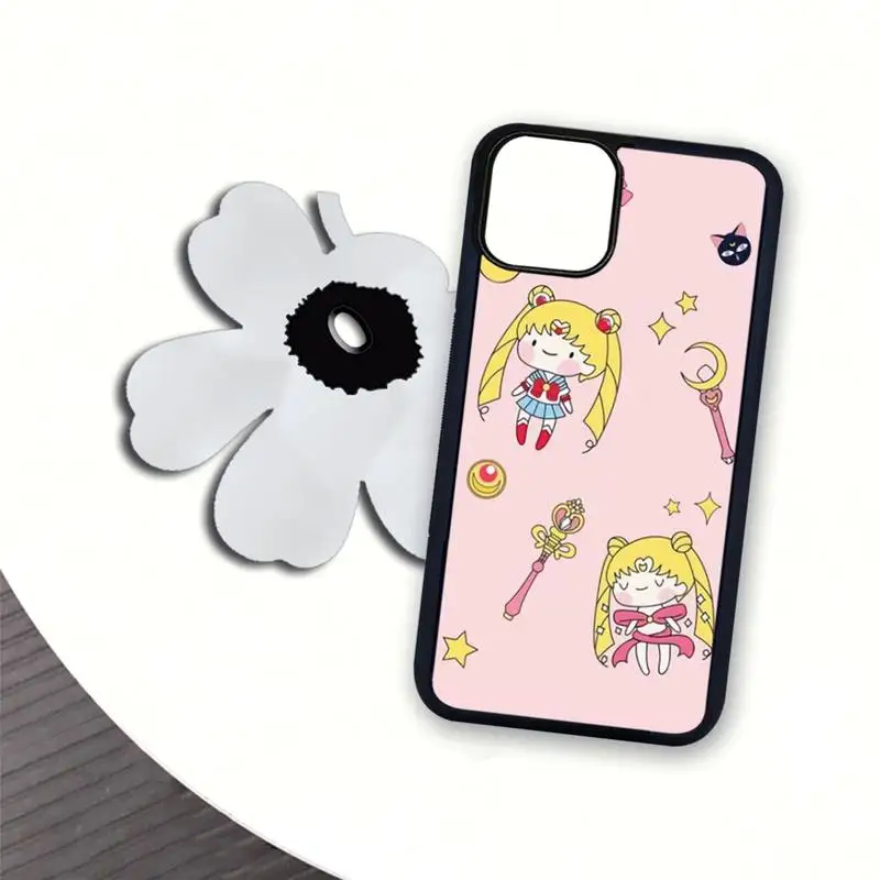 

Sailor Moon Super Cute TPU PC Phone Cover Case For Iphone Se 2020 6 6s 7 8 Plus X Xs Max Xr 11 12 Pro Max Coque